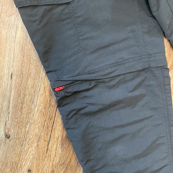 TNF North Face Convertible Zip Off Hiking Pants Capri Shorts Excellent Condition - Picture 9 of 11